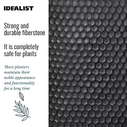 IDEALIST Lite Honeycomb Style Egg Planter on Legs, Round Pot Plant Stand Indoor