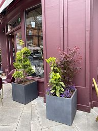 Square Fiberstone Planter by Idealist Premium