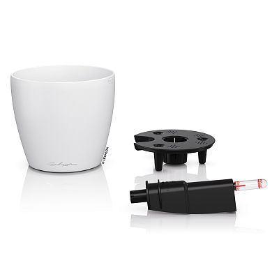 LECHUZA CLASSICO Color Round Poly Resin Self-watering Planter