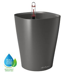 LECHUZA DELTINI|MINI-DELTINI Round Poly Resin Indoor Self-watering Planter