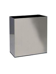 Parel Rectangle Stainless Steel Brushed on Felt (2Mm) Indoor Planter