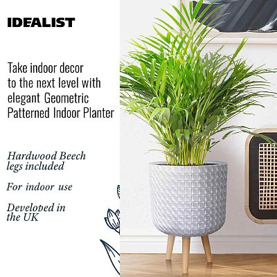 IDEALIST Lite Faceted Effect Planter on Legs
