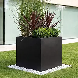 IDEALIST Lite Square Box Contemporary Light Concrete Planter