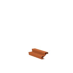 2 Steps Corten Steel Stair