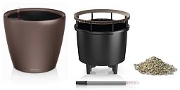 LECHUZA CLASSICO LS Round Poly Resin Self-watering Planter