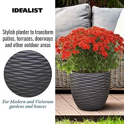 IDEALIST Lite Wave Style Outdoor Egg Planter