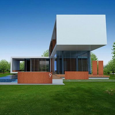 Andes High Cube Corten Steel Outdoor Planter