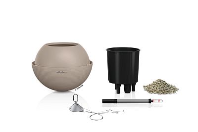 LECHUZA BOLA Color Round Poly Resin Self-watering Planter LECHUZA BOLA Color Round Poly Resin Self-watering Planter