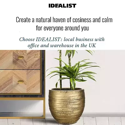 IDEALIST Lite Row Style Round Indoor Planter