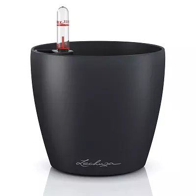 LECHUZA CLASSICO Color Round Poly Resin Self-watering Planter