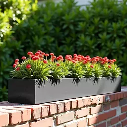 WINDOW BOX Fiberstone Slim Low Planter by Idealist Premium Balcony