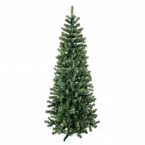 XMMS Edinburgh Artificial Slim Christmas Tree with Tree Skirt & Cotton...