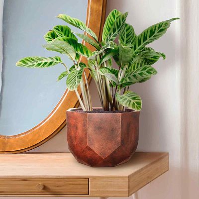 IDEALIST Lite Geometry Style Round Indoor Planter