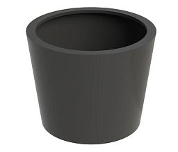 Cairo Outdoor Aluminum Round Planter