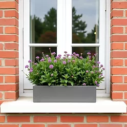WINDOW BOX Fiberstone Slim Low Planter by Idealist Premium Balcony