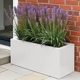 IDEALIST Lite Contemporary Light Concrete High Trough Planter