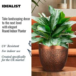 IDEALIST Lite Mesh Style Round Indoor Planter
