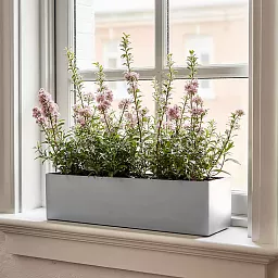IDEALIST Lite Window Box Light Concrete Planter