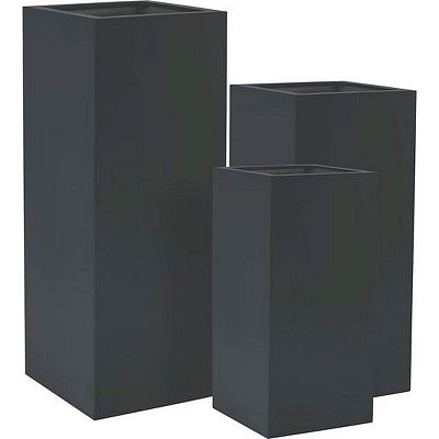 BLOCK Planting Column Tall GRP 2K coating Planter