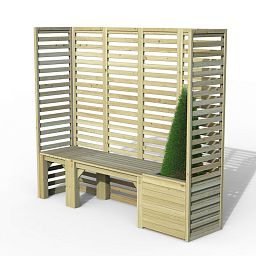 Outdoor Wooden Modular Seating by Forest Garden
