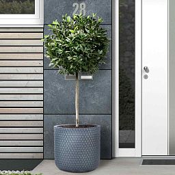 IDEALIST Lite Honeycomb Style Cylinder Round Outdoor Planter