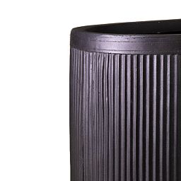 IDEALIST Lite Vertical Ribbed Vintage Style Oval Trough Planter