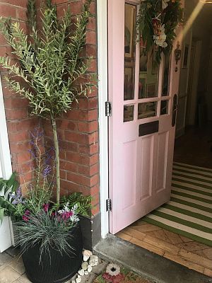 IDEALIST Lite Vertical Ribbed Vintage Style Barrel Round Planter