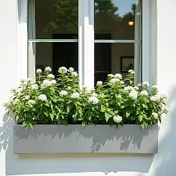 IDEALIST Lite Window Box Light Concrete Planter