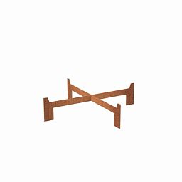 Corten Steel Fire bowl Borc Feet