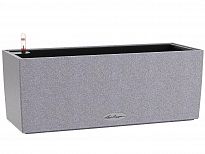 LECHUZA BALCONERA Stone 50 Stone Grey Window Box Self-watering Planter...