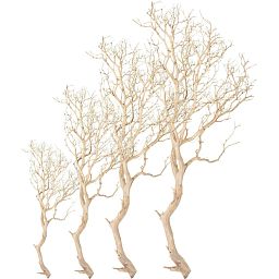 Manzanita Sand Blasted Branchy Artificial Branch
