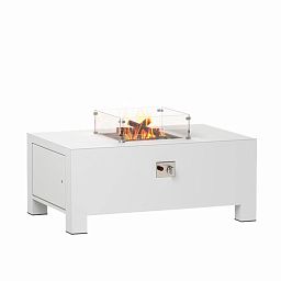 Fire table Gas Rectangular Aluminum Brann