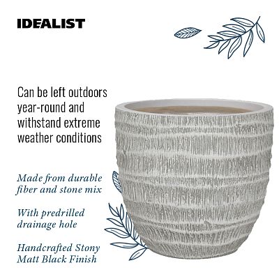 IDEALIST Lite Straw Plaited Style Egg Planter