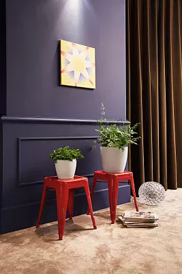 LECHUZA CLASSICO Color Round Poly Resin Self-watering Planter