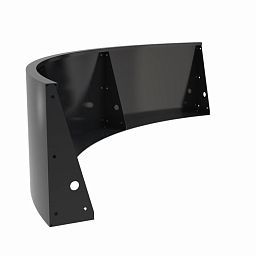 Aluminium 5ml Retaining Wall Outside Curve