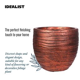 IDEALIST Lite Row Style Round Indoor Planter