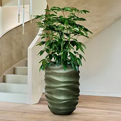 Gradient Lee Partner Round Tall Indoor Planter