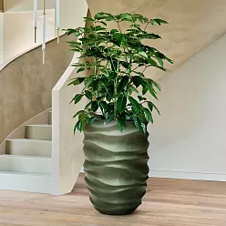 Gradient Lee Partner Round Tall Indoor Planter