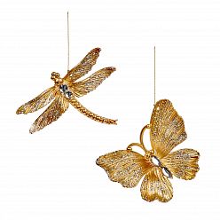Christmas Tree Hanging Decoration Butterfly and Dragonfly
