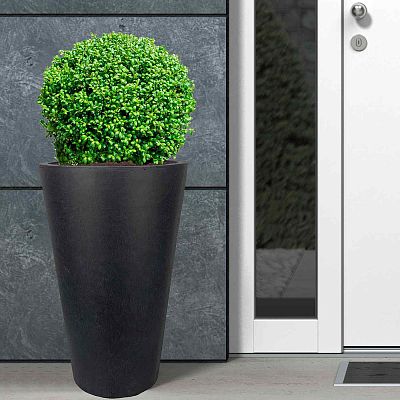 IDEALIST Lite Contemporary Round Light Concrete Planter