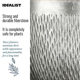 IDEALIST Lite Mesh Style Round Indoor Planter