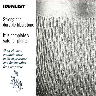 IDEALIST Lite Mesh Style Round Indoor Planter