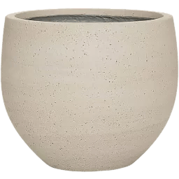 Cement & Stone Planter | Round Indoor and Outdoor Plant Pot