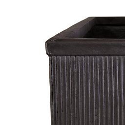 IDEALIST Lite Vertical Ribbed Vintage Style Square Planter