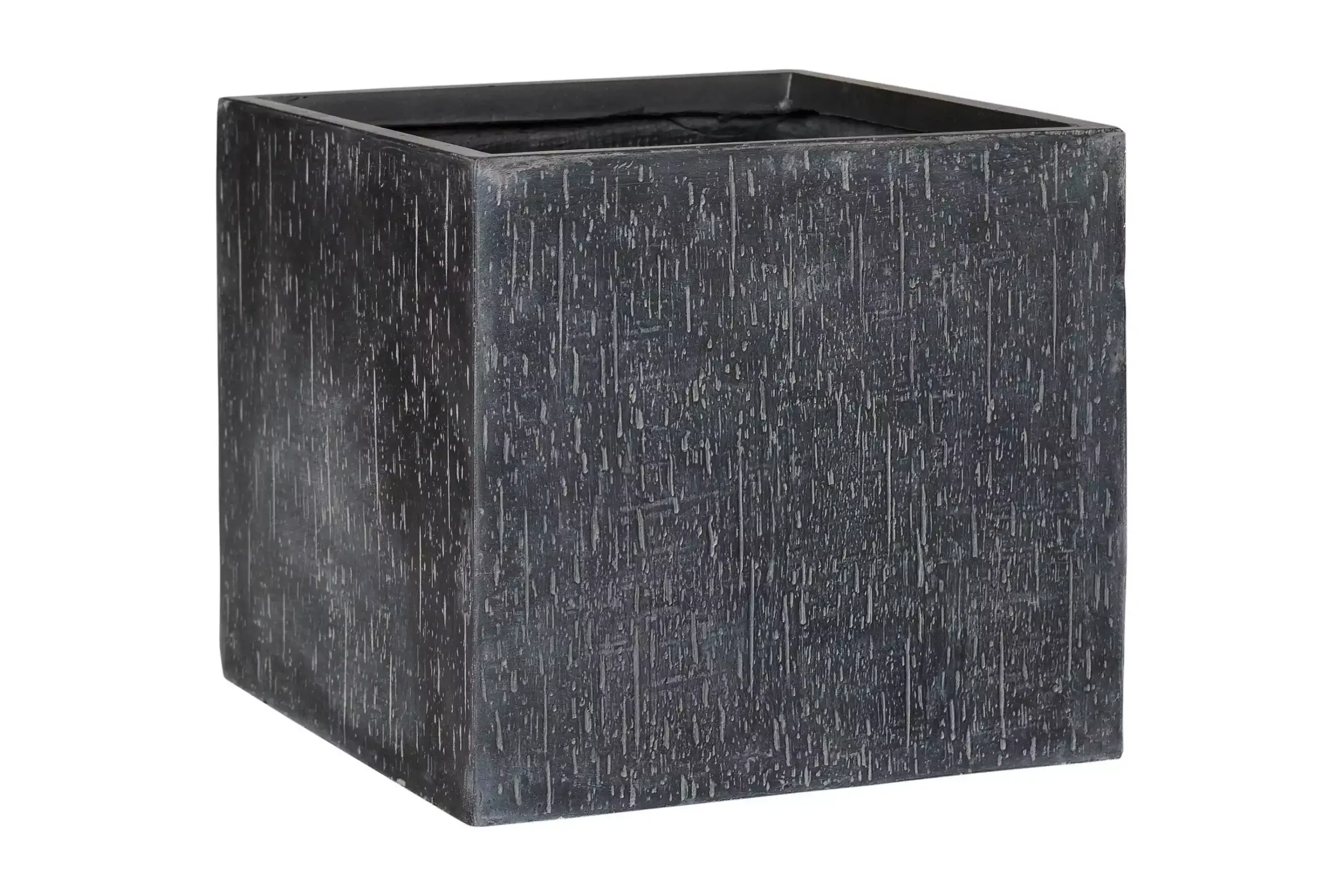 Raindrop Fibreclay Square Planter | Indoor and Outdoor Plant Pot