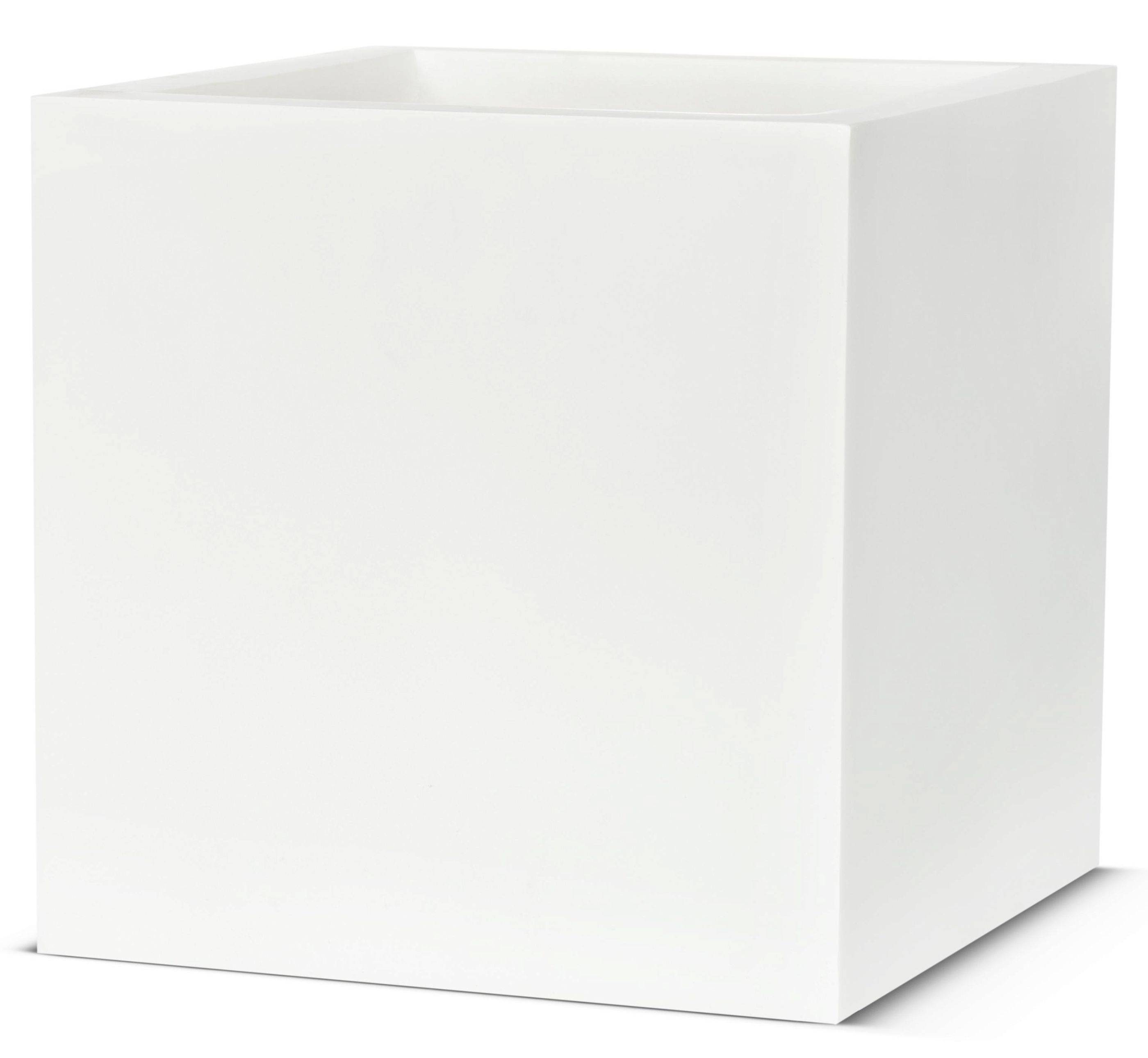 Square Fiberstone Contemporary Planter by Cadix Capi Lux