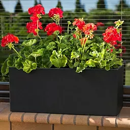 IDEALIST Lite Window Box Light Concrete Planter