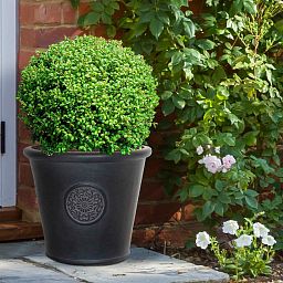 IDEALIST Lite Rustic Style Rolled Rim Wide Vase Outdoor Planter