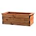 Rustic Scandinavian Redwood Trough Outdoor Planter Made in UK by HORTICO