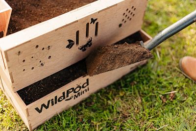 WildPod Mini 2-in-1 Outdoor Planter and Wildlife House by Bio Scapes